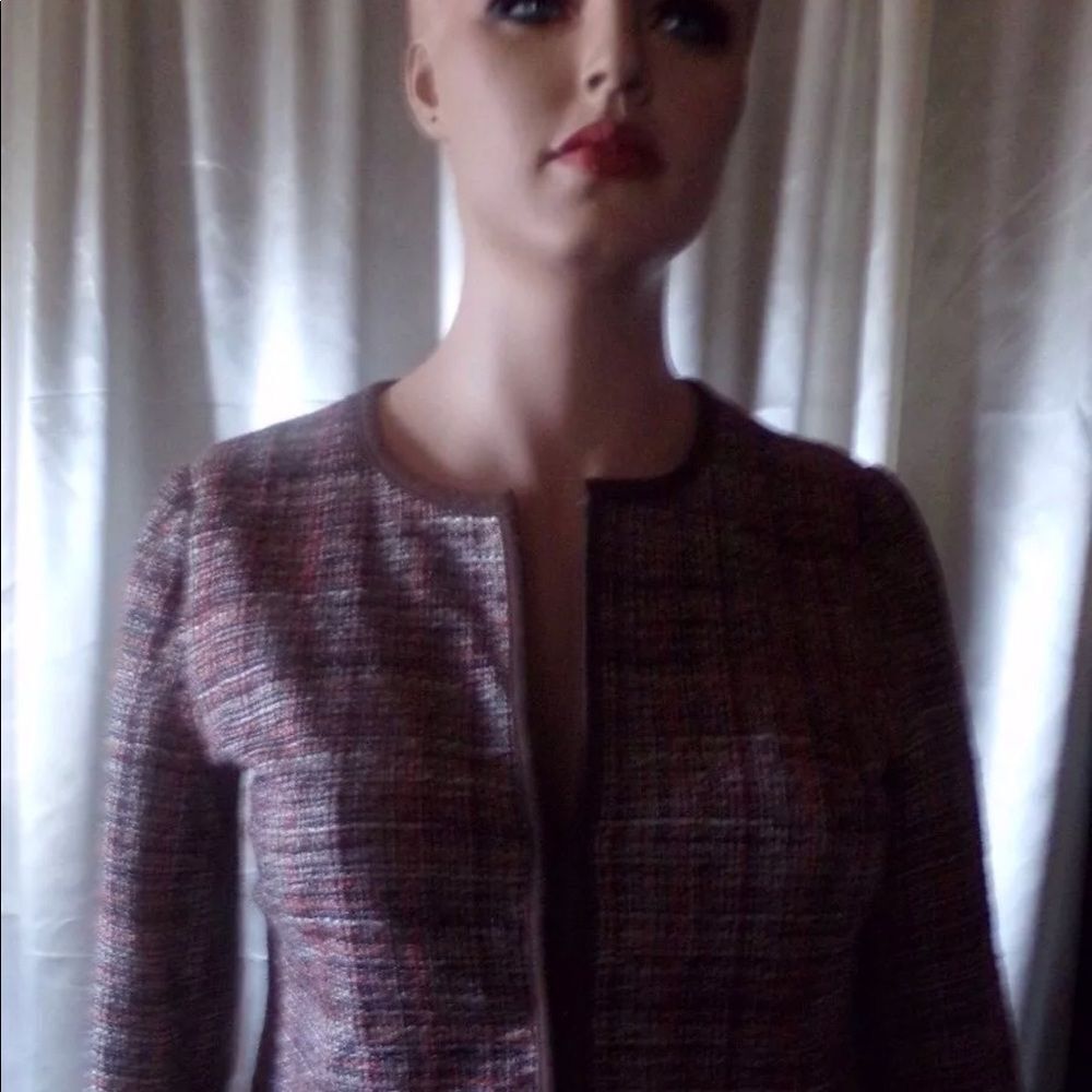 Chico’s Brown Tweed Blazer sz. 1
